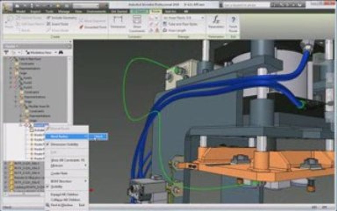 Autodesk Inventor 2010 Tube and Pipe Design