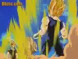 Goku and vegeta power up