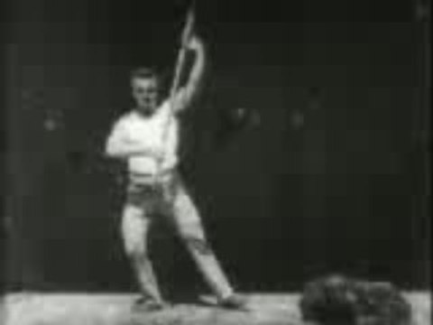 Thomas Edison - 1894 - Athlete with wand -