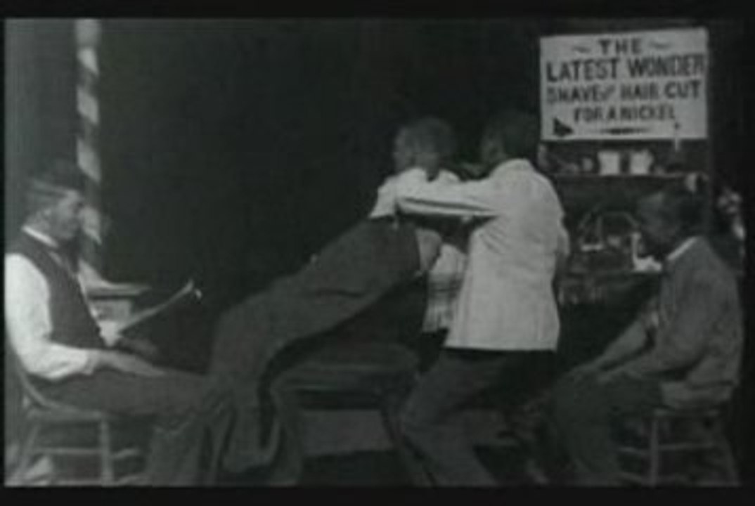 Thomas Edison - 1894 - Barbershop