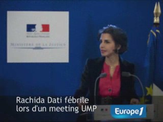 Européennes : Rachida Dati s'embourbe lors d'un meeting