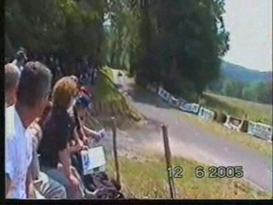 course de cote side-car Marchaux 2005