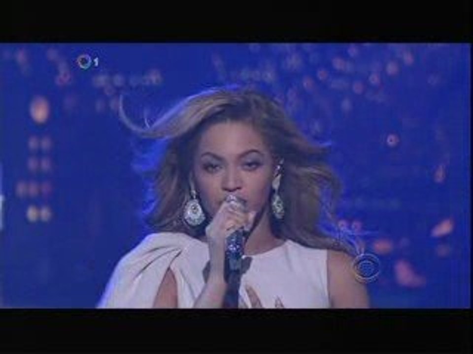 Beyonce - Halo - live @ david letterman show