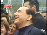 Berlusconi in visita a Campo Picenze - Abruzzo