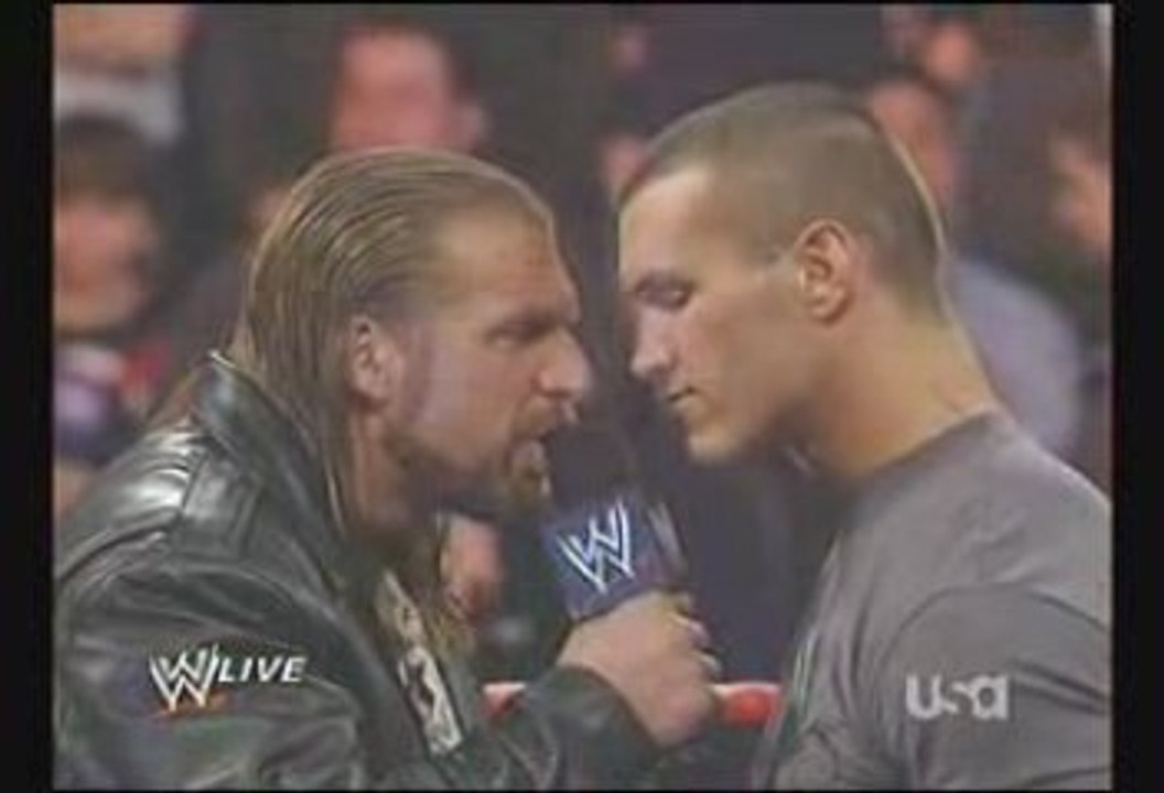 Randy Orton chosit le champion de HHH