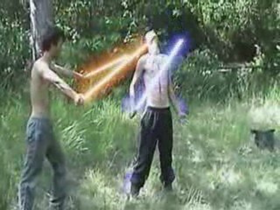 Combat sabre laser : Akklin vs Arx
