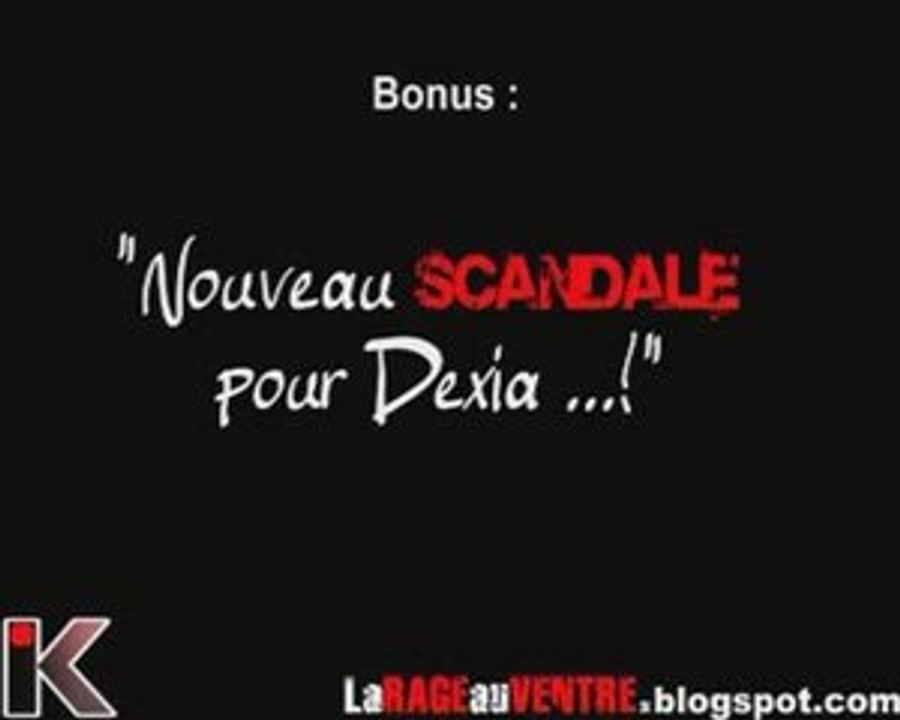 Bonus : nouveau scandale pour DEXIA ...