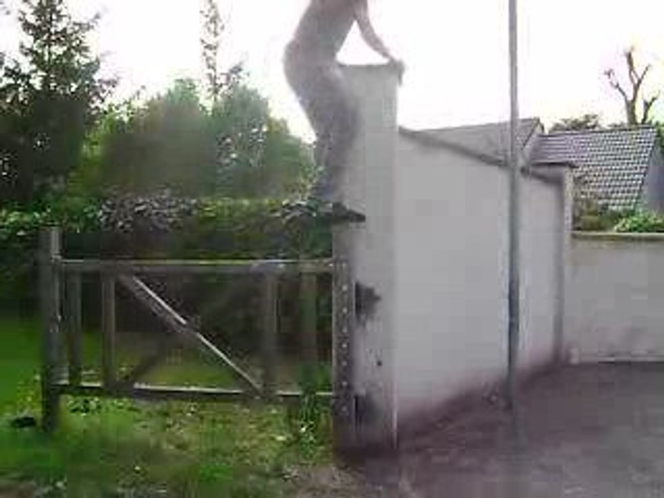 parkour chute