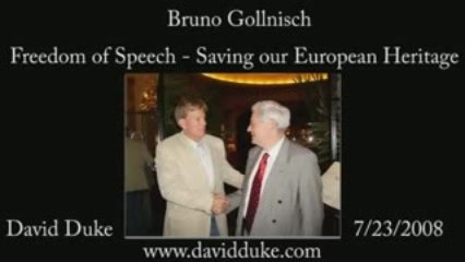 Bruno Gollnisch Interview By David Duke 3-4