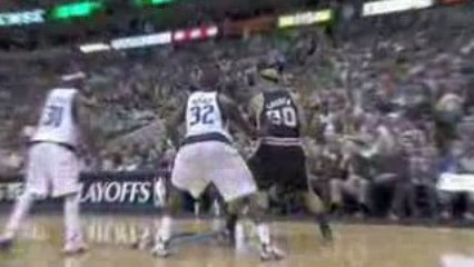 NBA Brandon Bass Block stuffs Drew Gooden's turnaround jumpe