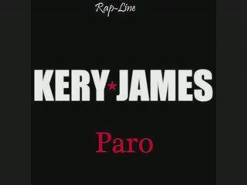 Kery James Paro (Qualité cd)