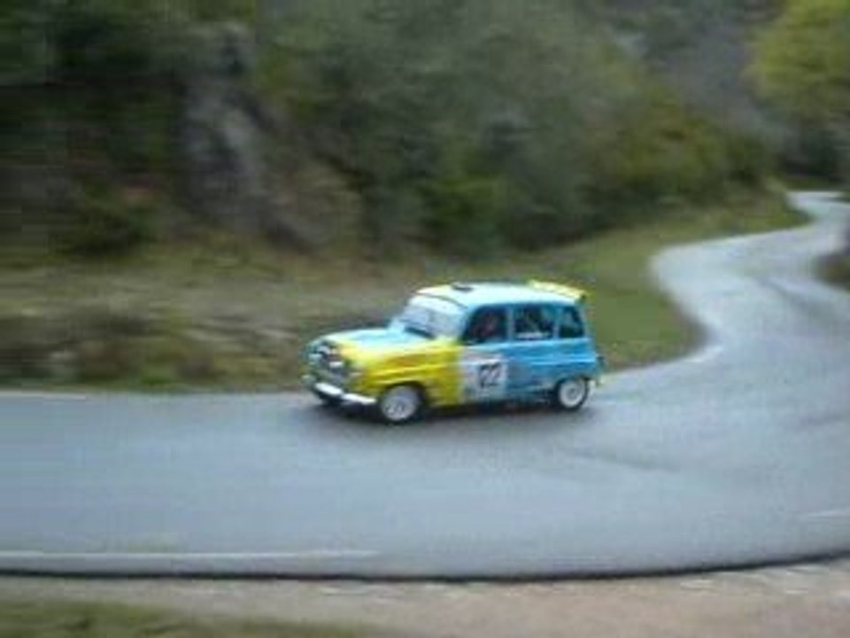 Rallye de venasque 2009 samedi R4 n°122 sanchez