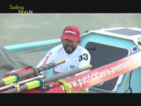 Bouvet Rames Guyane - L'arrivée de Patrick Favre