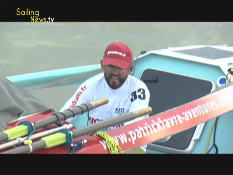 Bouvet Rames Guyane - L'arrivée de Patrick Favre