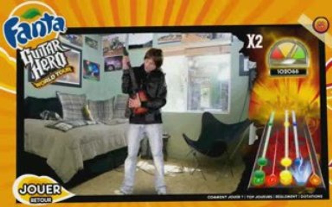 Fanta Guitar Hero Wolrd Tour Tier Guitare 147132 points
