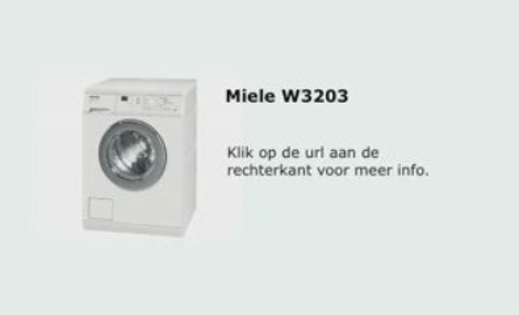 Miele W3203 wasmachine - Video Dailymotion