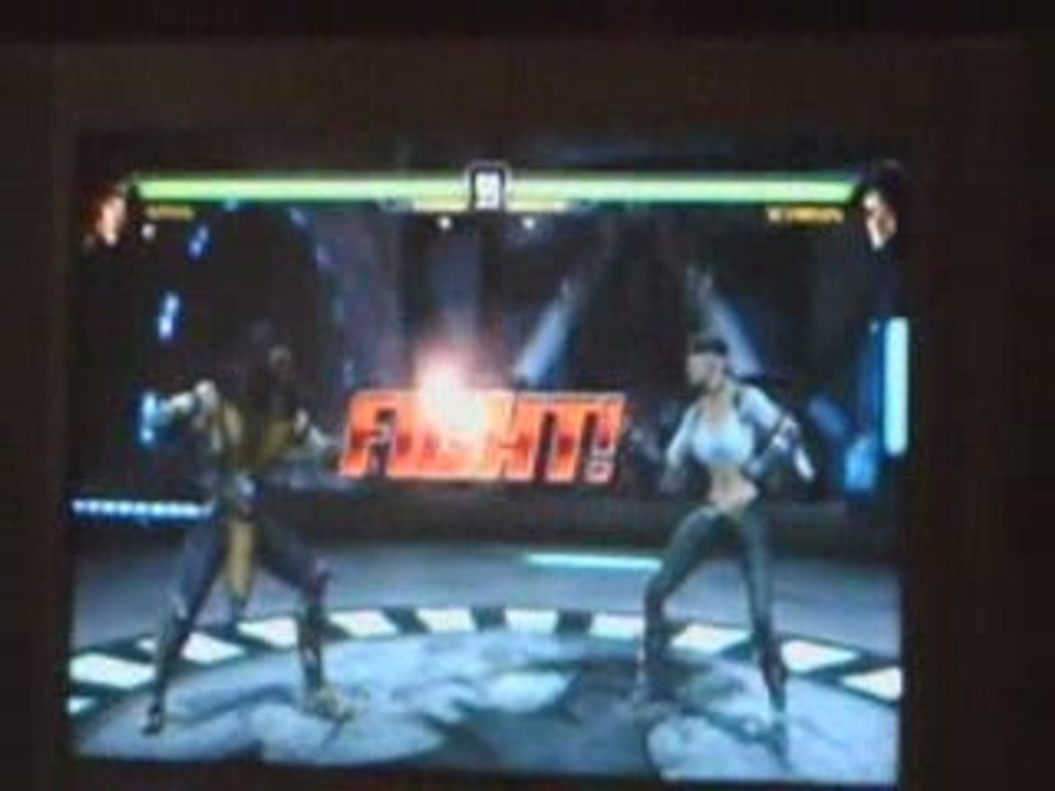Mortal Kombat VS DC- Sonya VS Scorpion