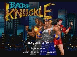 Street of rage (bare knuckle) -  [mega drive] sega - 1991 -
