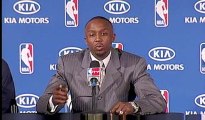 NBA Jason Terry thanks his teammates as he accepts the 2008-