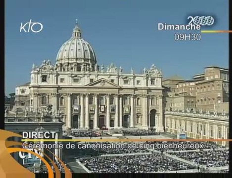 Canonisation de 5 Bienheureux