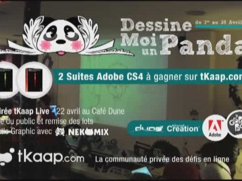 tKaap Live 1 : Dessine-moi un Panda
