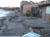 Plage après la tempête côté sud