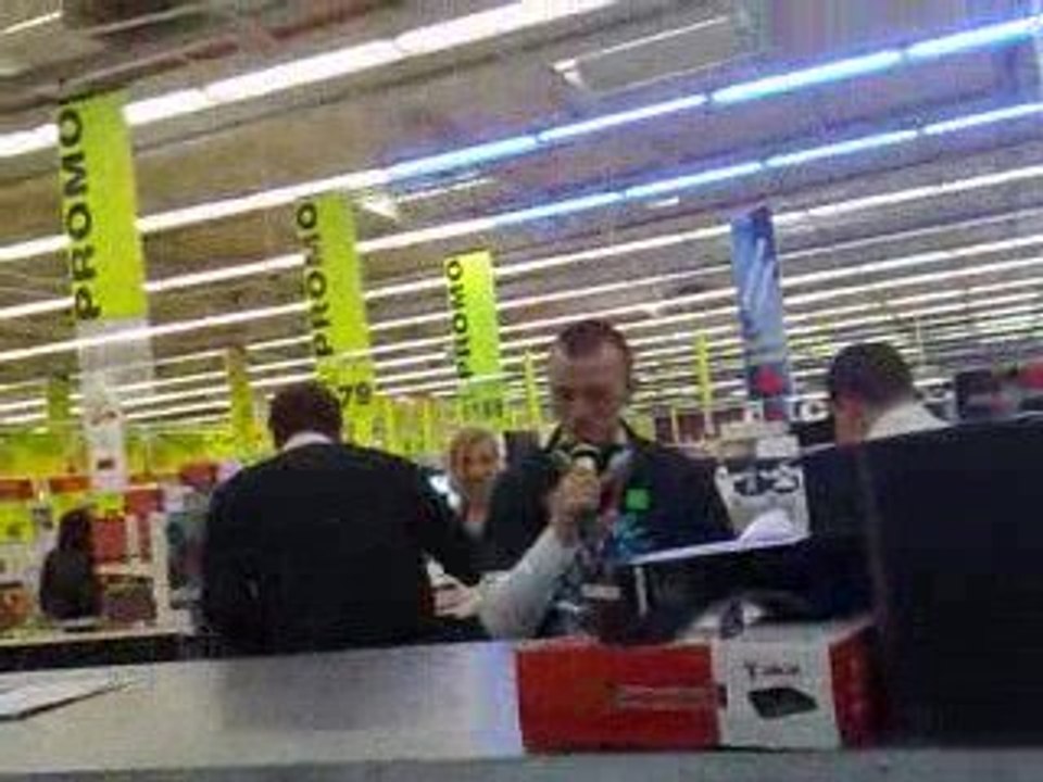 ANIMATEUR DE CHOC A AUCHAN