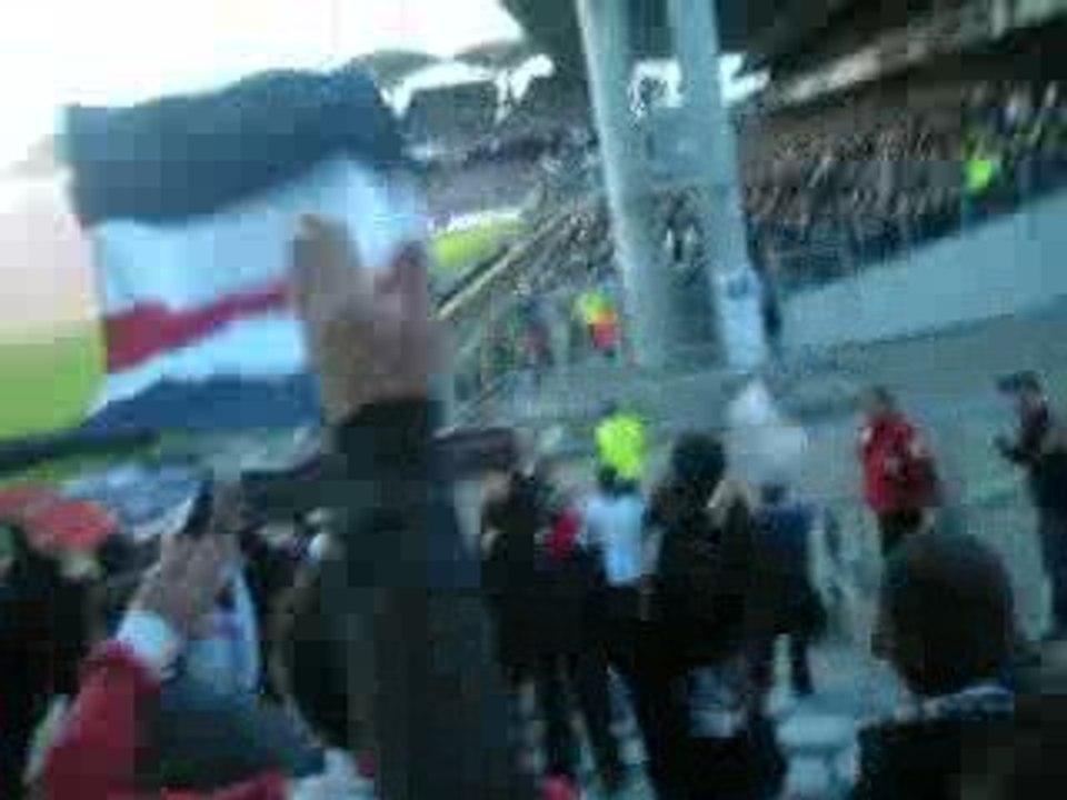 lyon psg ambiance parcage énorme