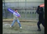 Combat sabre laser Dark Tom VS Jedi Seb