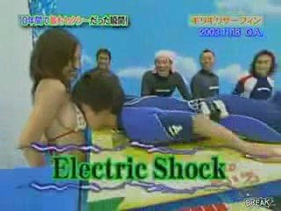 Very funny! Don't touch her boobs or get electroshocked.