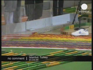 Record de chute de dominos en Turquie