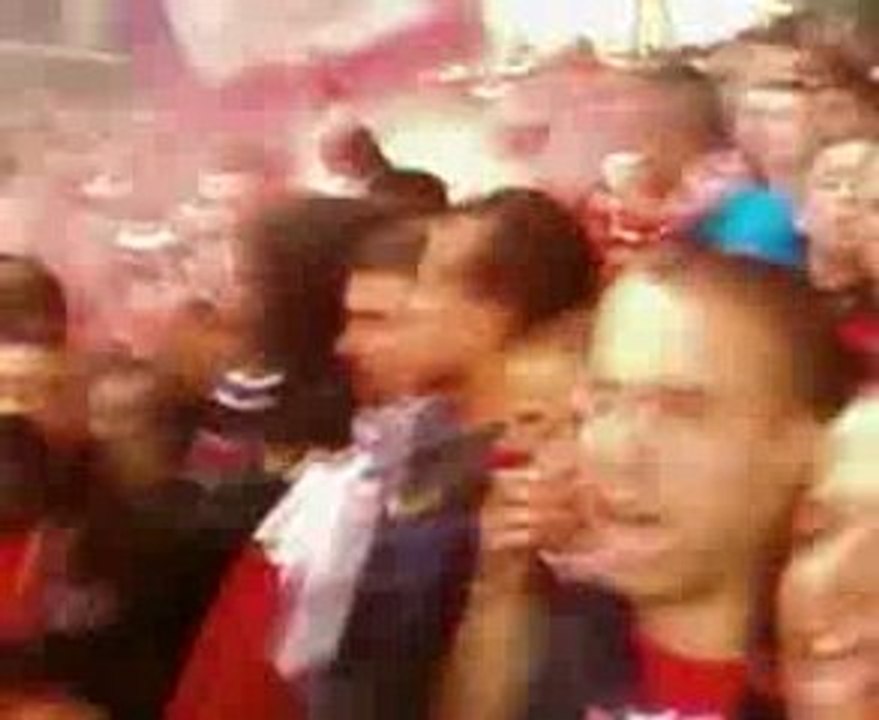 lyon-psg 2008-2009  parcage paris  crackage fumis