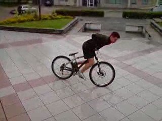 drift vélo crash