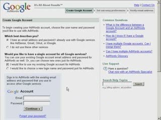 Google Adwords - How To Set Up A New Account