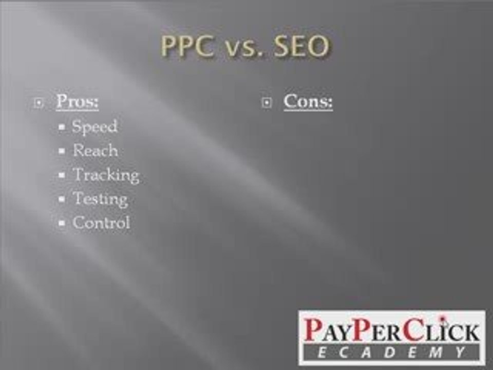 Introduction To Pay Per Click Advertising and Google Adwo...