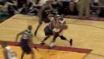 NBA Dwyane Wade goes over the top against Atlanta as he make