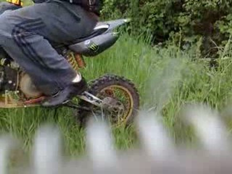 burn en dirt bike
