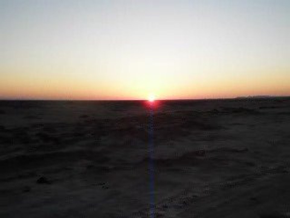 LEVER DE SOLEIL, CHOTT EL DJERID TUNISIE 04.09