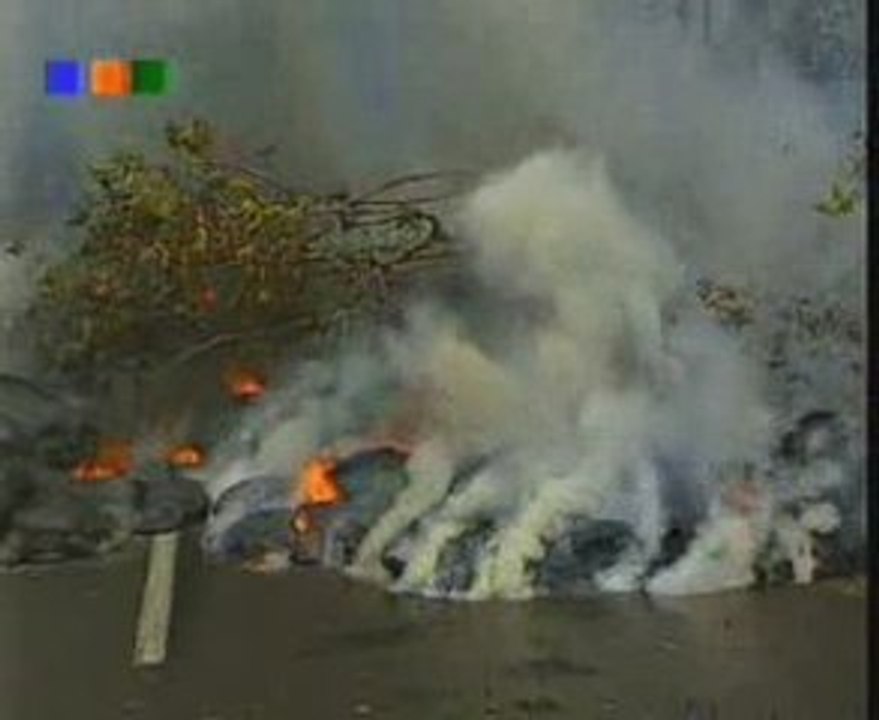 île de de la Réunion éruption volcan 2004