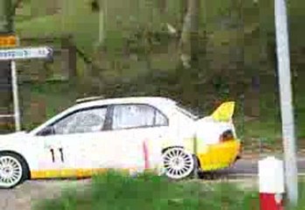 rallye 2009 conde sur noireau lancer evo