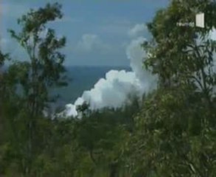 île de La Réunion éruption volcan 2007