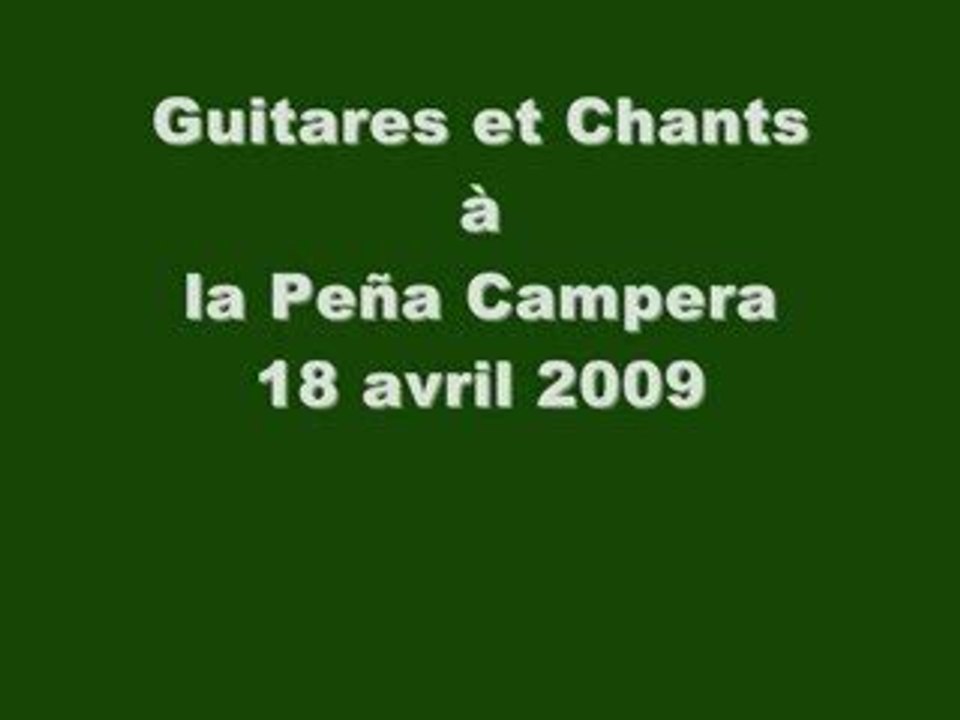Bayonne - Guitares et Chants à la Peña Campera - 18 avril 2009