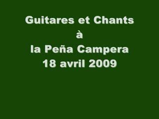 Bayonne - Guitares et Chants à la Peña Campera - 18 avril 2009