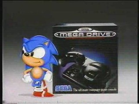 PUBLICiTE MEGADRIVE 1992 : SONIC (France)
