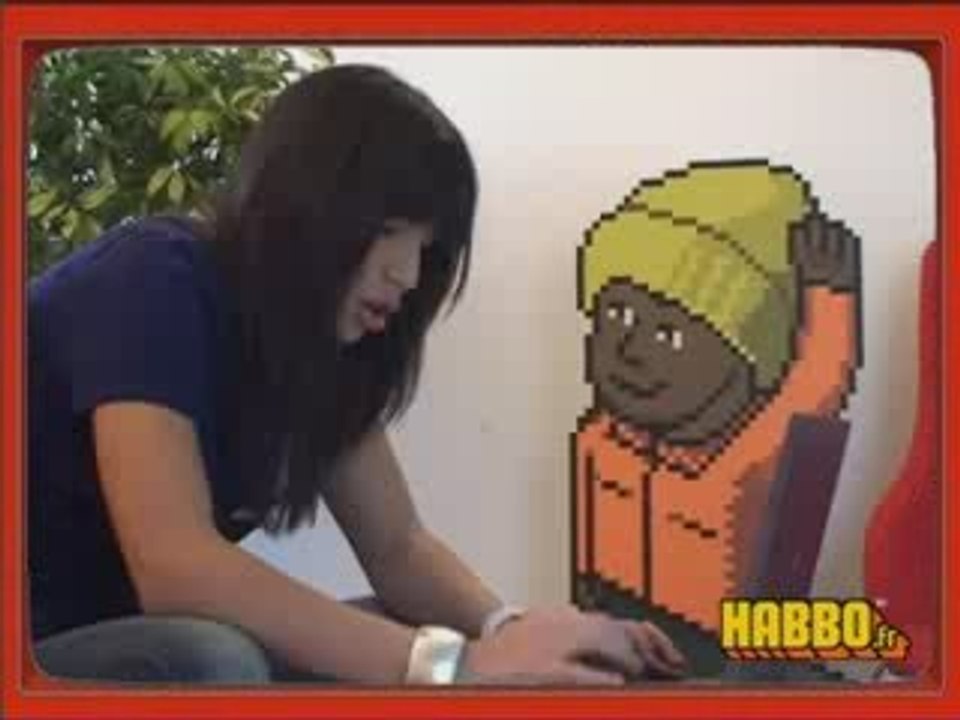 Zaho en chat sur habbo !!!!