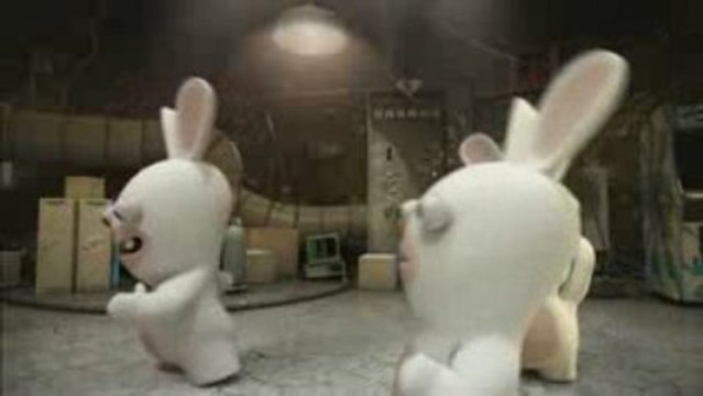 LES LAPINS CRETINS TEST DU GRAND SCENIC TEST 07