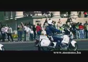 Rendőrmotoros bemutató