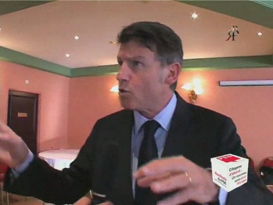 Vincent Peillon le 18 avril 2009