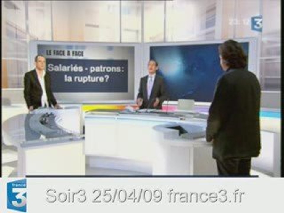 Patrice Bessac porte parole du PCF sur France 3