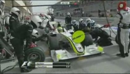 Bahrain 09 - Button Pit Stop (5 Live)